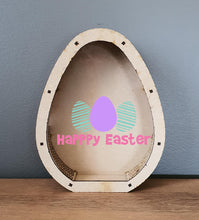 Fillable Wooden Easter Egg Box