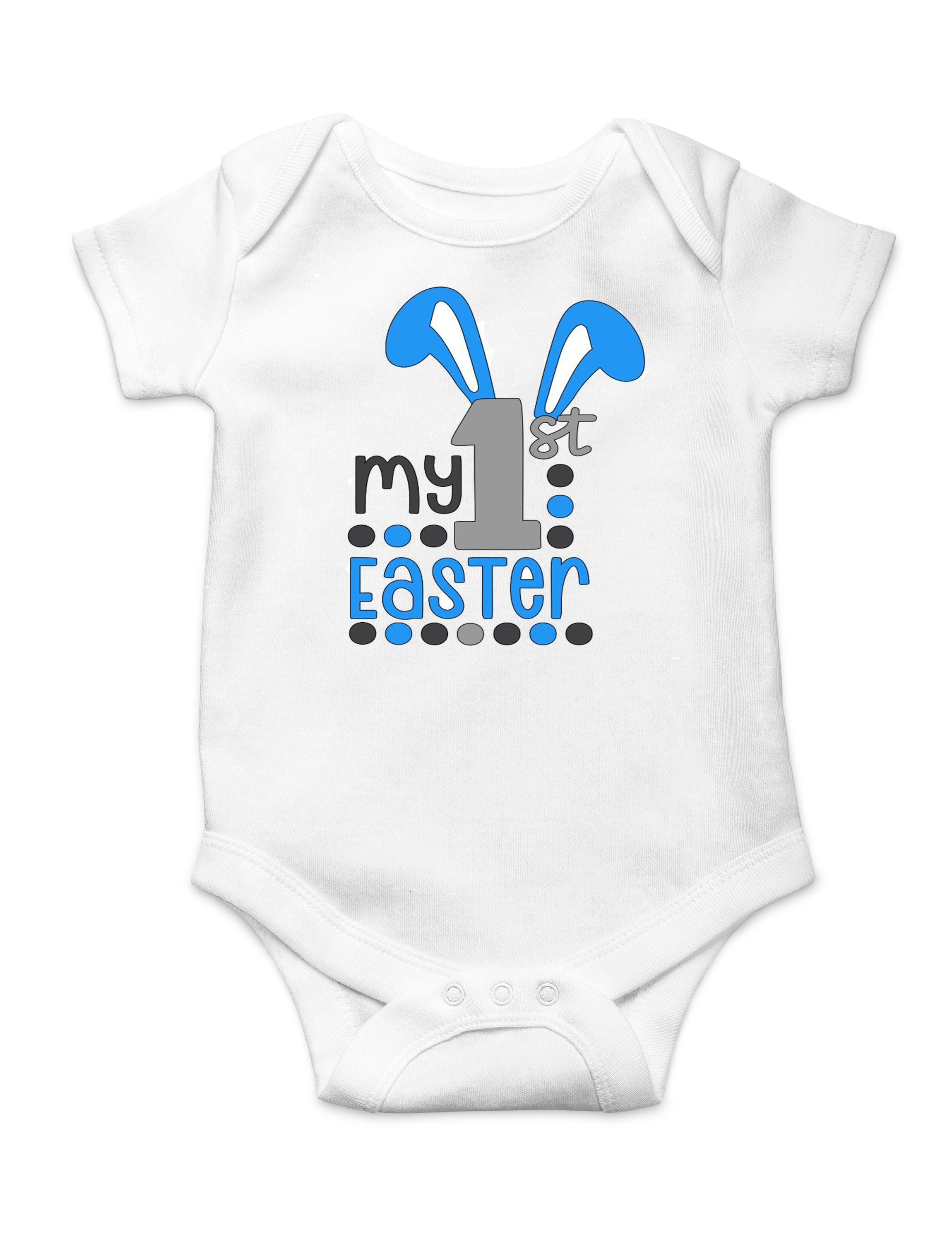 Baby boy sale first easter onesie