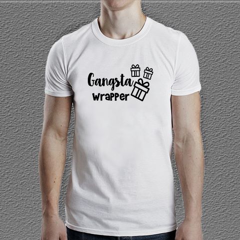 Gangsta wrapper Christmas T-Shirt