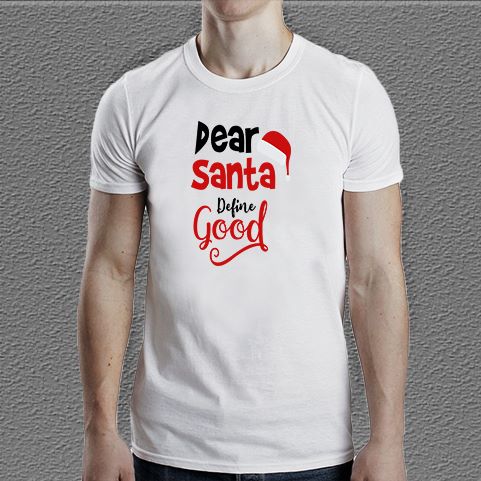 Dear Santa define good Christmas T-Shirt (adults)