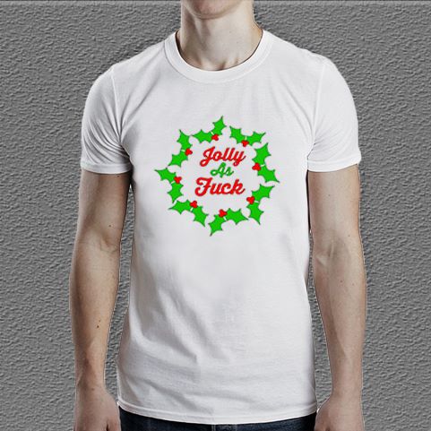 Jolly As Fuck Christmas T-Shirt