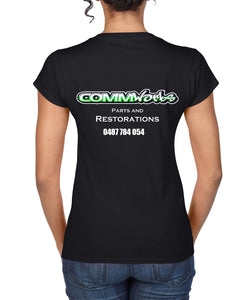 Commworks Ladies V Neck T-Shirt
