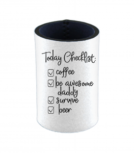 Dad's check list Stubby Holder