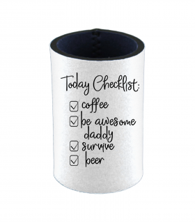 Dad's check list Stubby Holder