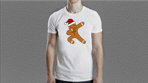 Dabbing Gingerbread Man Christmas T-Shirt