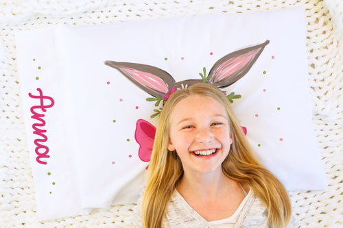 Personalised Easter Bunny Pillow Cases