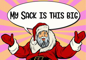 My sack Christmas Stubby Holder