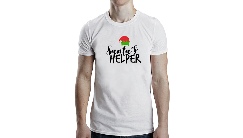 Santa's helper Christmas T-Shirt (adults)