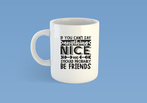 If You Can't Say Anything Nice Mug